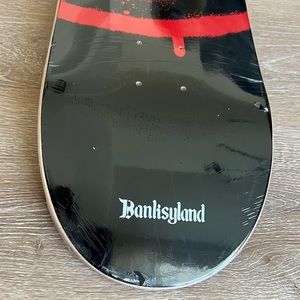 Authentic Banksyland skate deck NWT